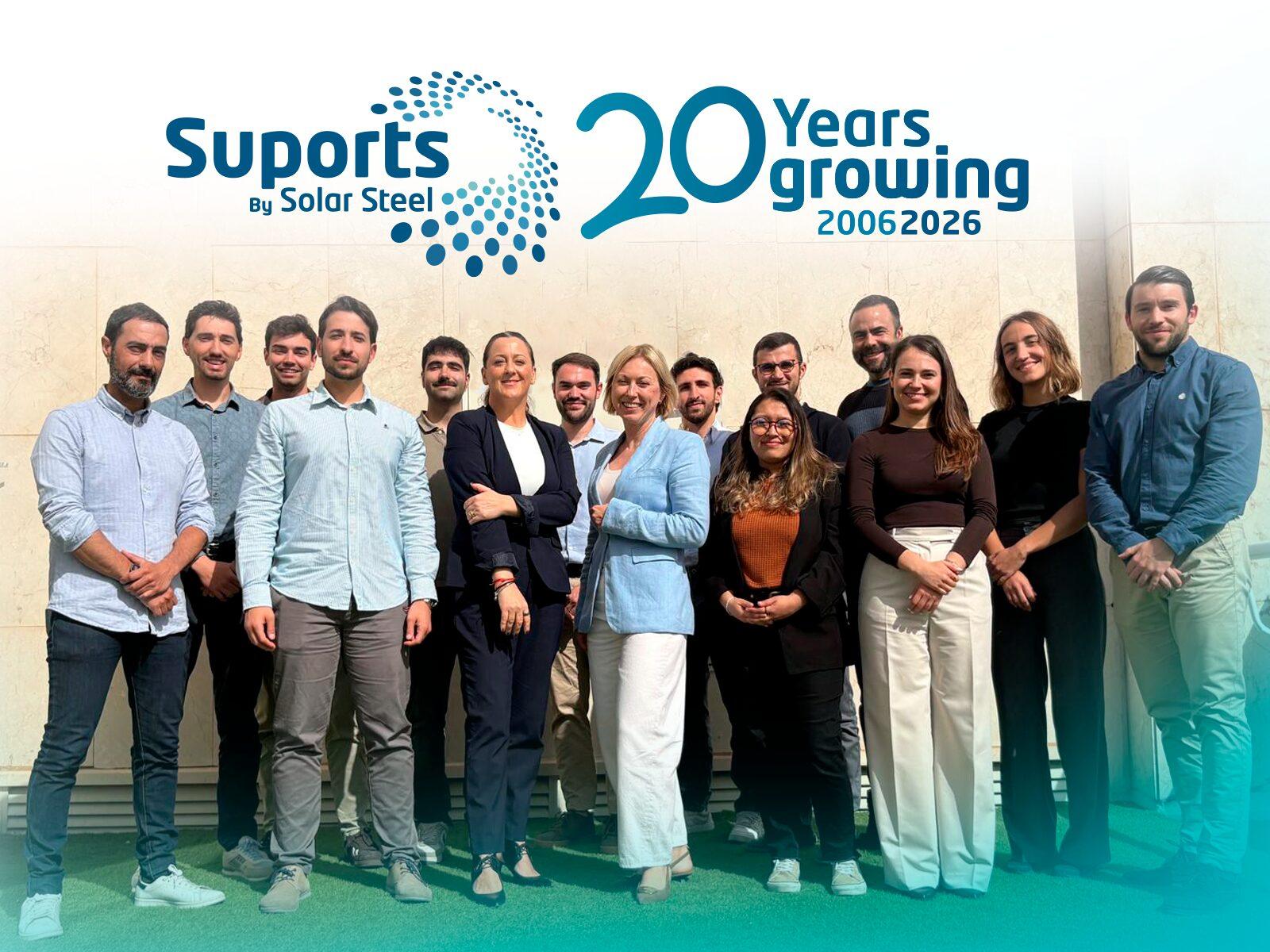 Suports cumple 20 años de la mano de Solar Steel